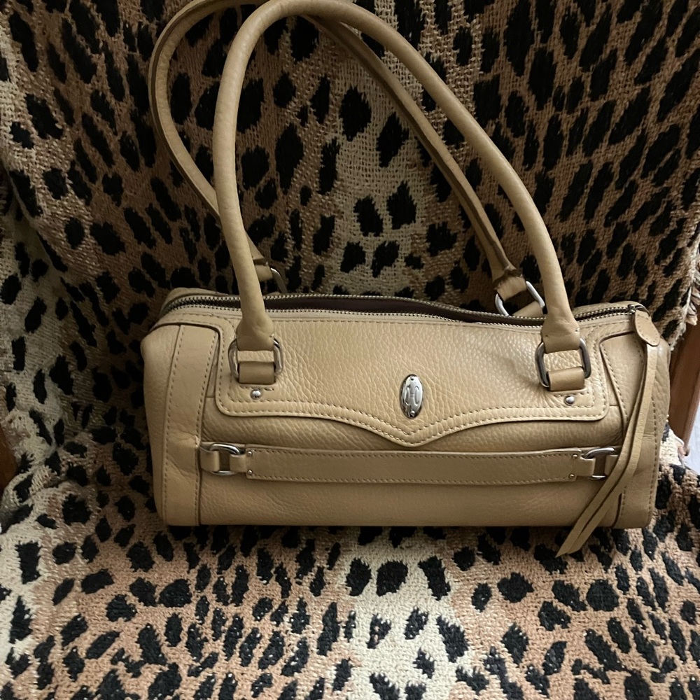 Cole Haan Tan Leather Shoulder Bag - Picture 2 of 4